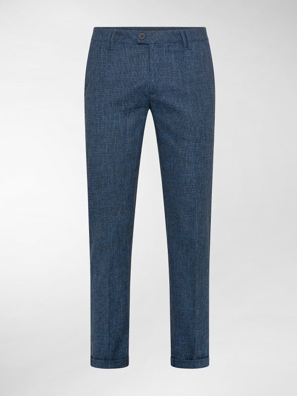 Liam Blu Cotone Lana Lino Stretch