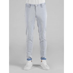 Clay Azzurro Cotone Fil a Fil Stretch
