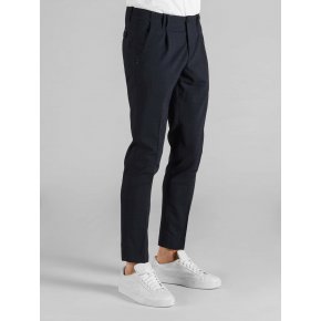 Pantalone Tom Galles Blu Tela Lana Stretch