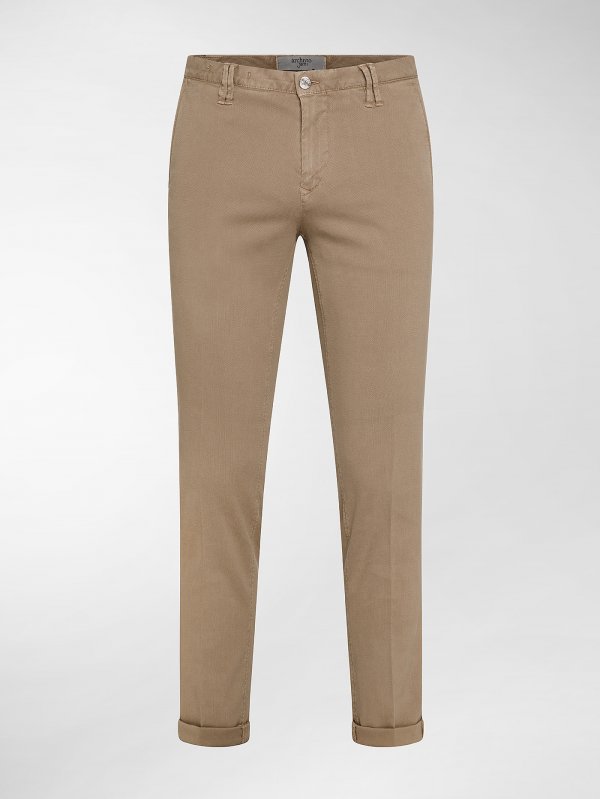 Clay Kaki Cotone Nido D'Ape Stretch
