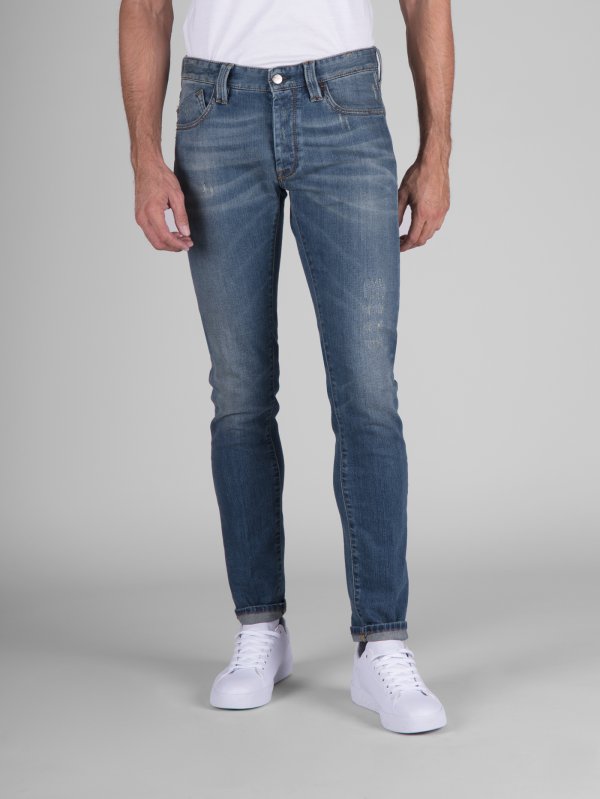 Denim Tood S.w. Microrotture+Rammendo