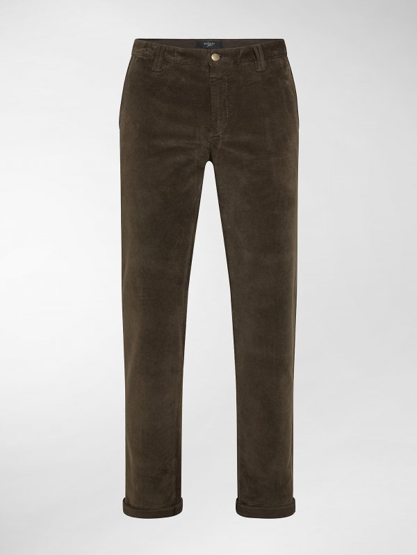 Clay Moro Velour Cotone Diagonale Stretch