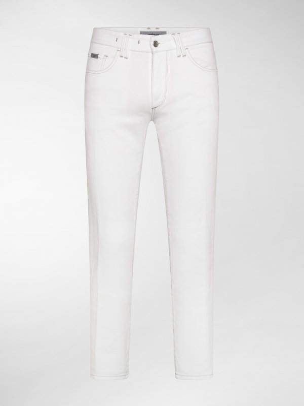 Hugo Bull Denim Bianco Cotone Organico Fermo