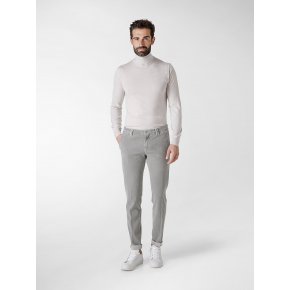 Clay Grigio Polvere Cotone Microfantasia Stretch