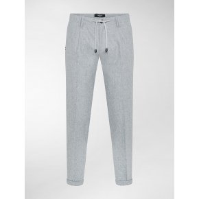 Totò Light Grey Flanella Cardata Vitale Barberis