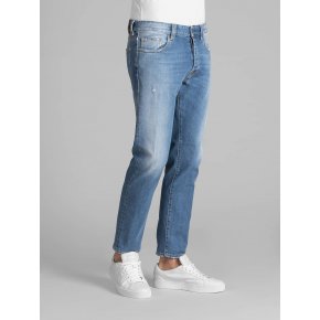 Denim Hugo Boyfriend Stretch Stone Bleached 11 Oz.