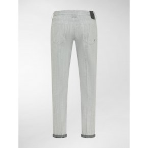Hugo Denim Japan Fiammato 5 Tasche Grigio Chiaro.