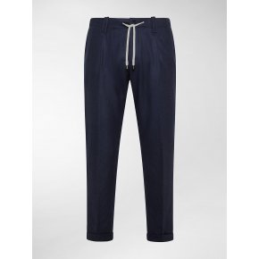 Totò Blu Flanella Cardata Vitale Barberis