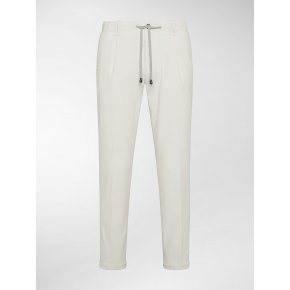 Totò Coulisse Panna Velluto 1000 Righe Stretch