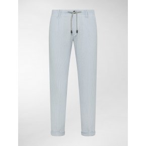 Totò Grigio Polvere Cotone Goffrato Stretch