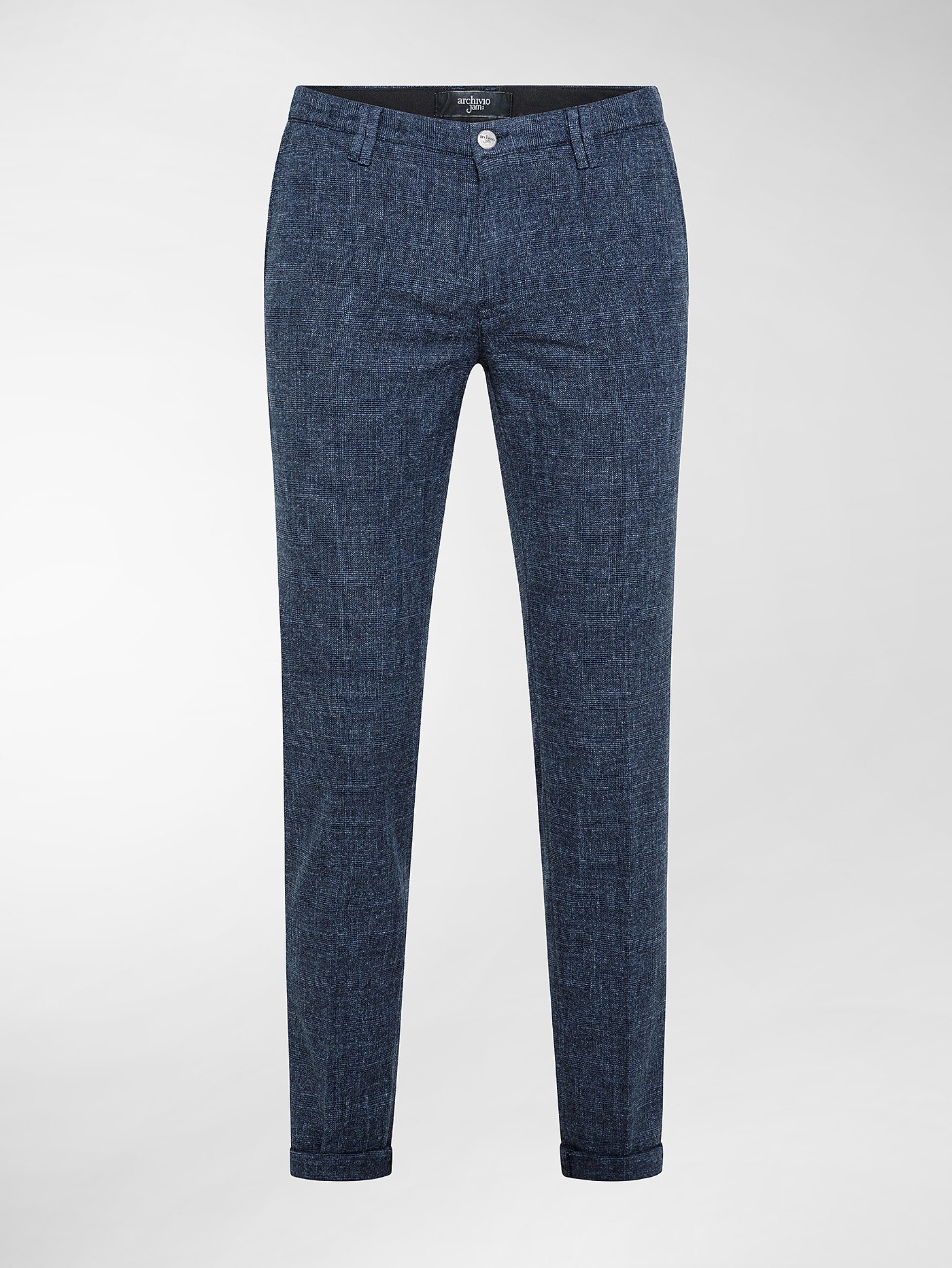 Clay Blu Avio Micro Galles Cotone Stretch